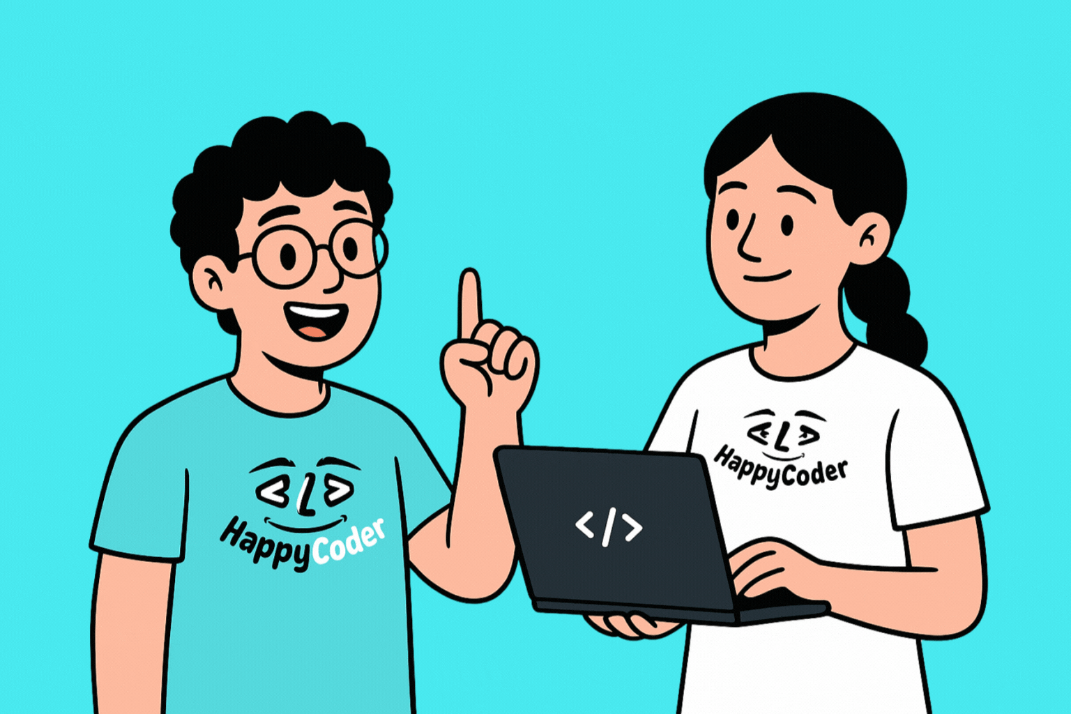 Students Coding